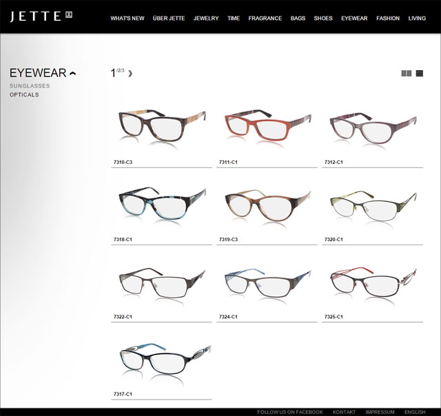 Jette Joop eyewear (online)